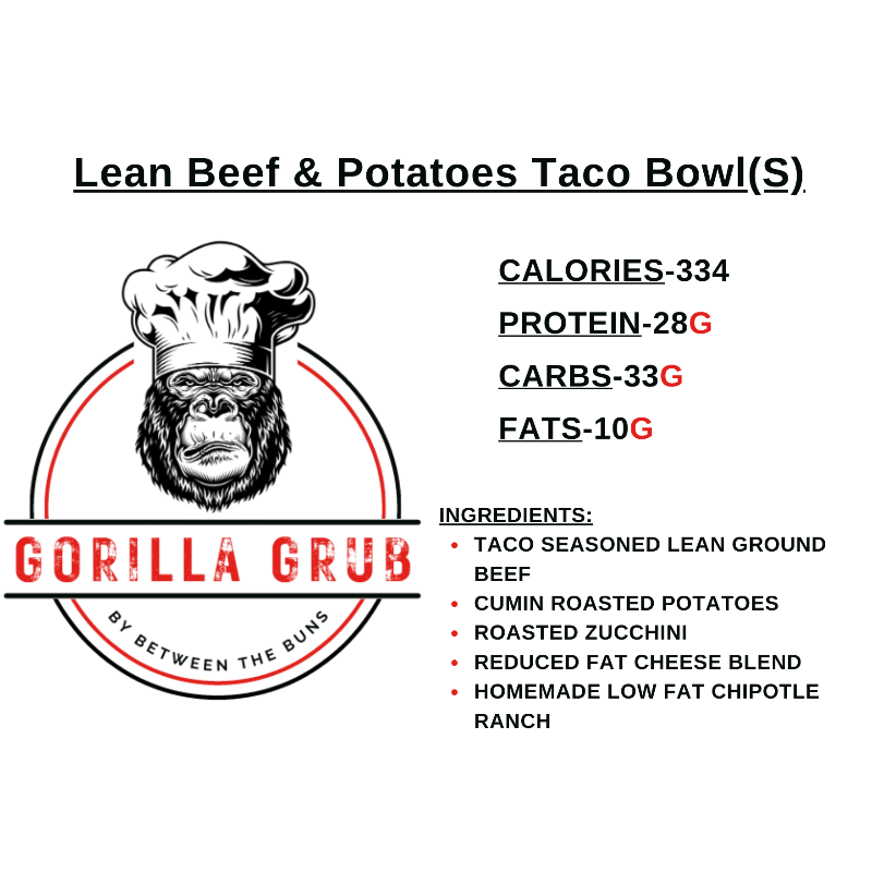 Lean Beef & Potatoes Taco Bowl(S) Main Image